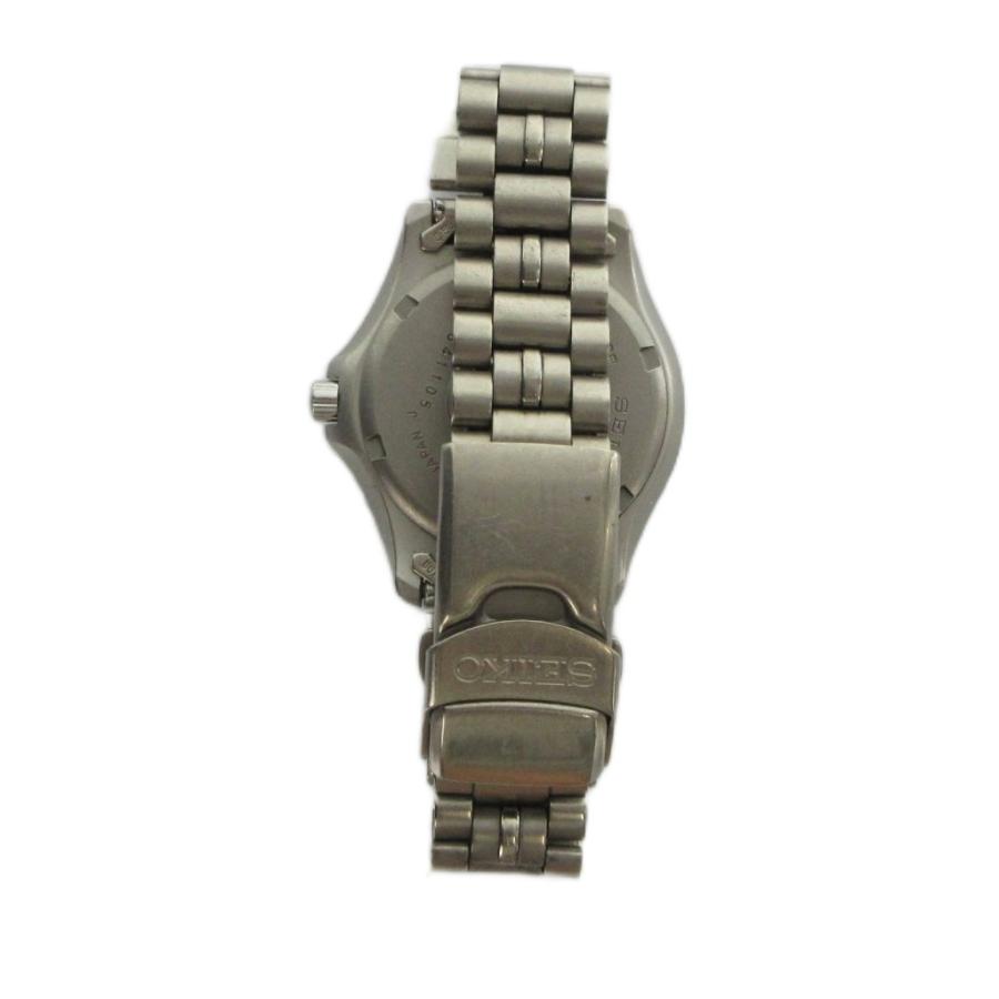 【稼働】SEIKO チタン スキューバ ダイバー200m 5K25-0A10 セイコー SEIKO SCUBA スキューバ 200M 5K25-0A10 腕時計 ダイバーズ