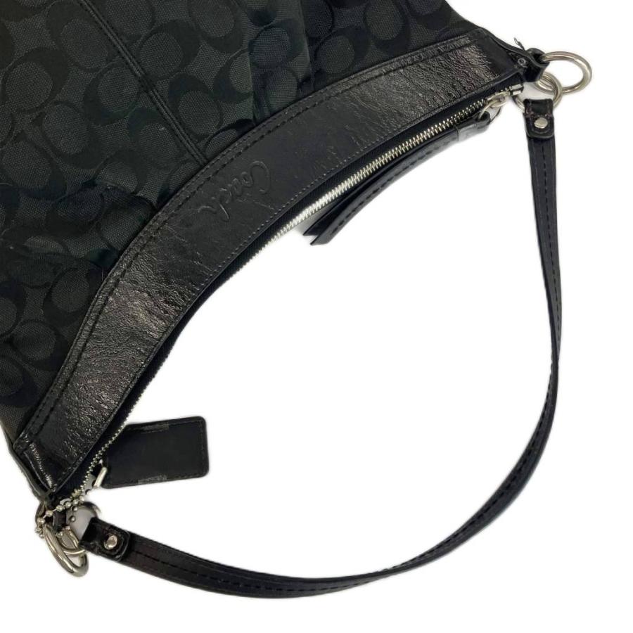 コーチ COACH ワンショルダー シグネチャー ブラック6845 キャンバス