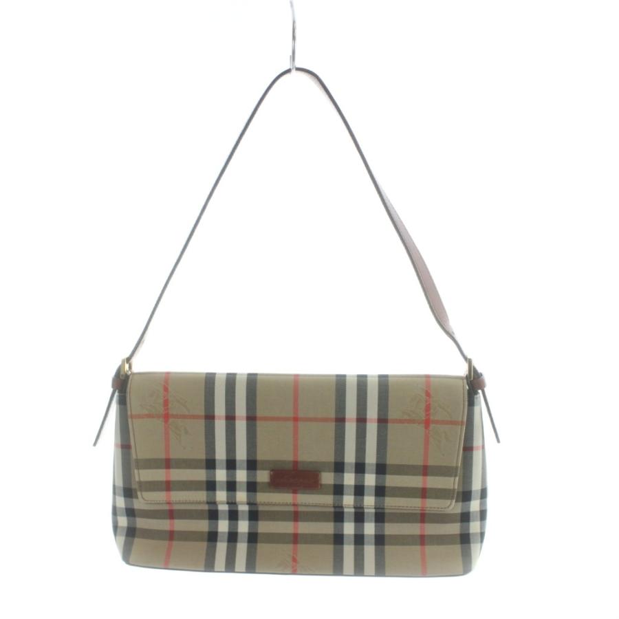 BURBERRY（バーバリー） ハンドバッグ ロゴ キャンバス レザー ノバ 