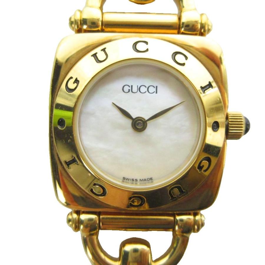 GUCCI グッチ　6400L 腕時計　ゴールド GUCCI（グッチ） GUCCI 6400L 腕時計 ウォッチ ホースビット シェル