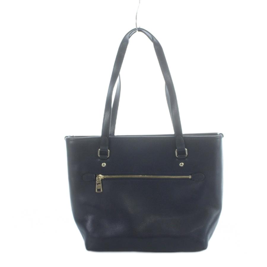 COACH（コーチ） COACH F36632 トートバッグ ハンド レザー ロゴ 紺 