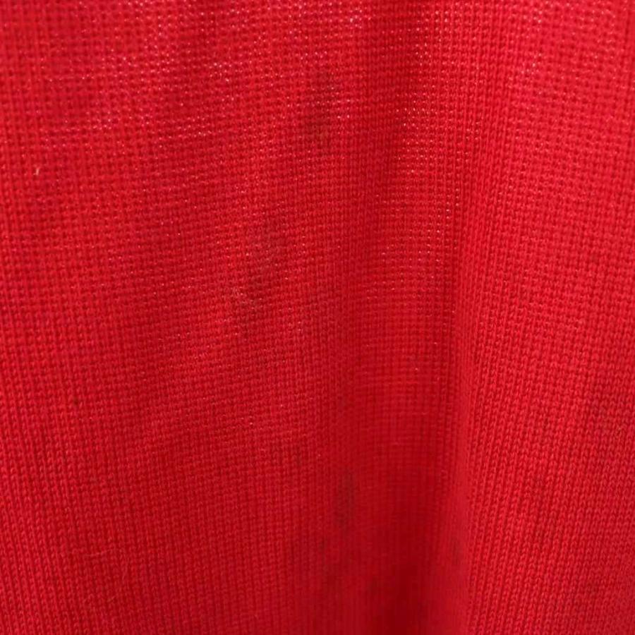 バーバリーゴルフ BURBERRY GOLF ベスト ニット Vネック M レッド /DO 