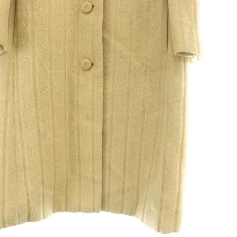 バルマン BALMAIN ピエールバルマン pierre balmain ロングコート アウター アルパカ100% 11A2 ベージュ /DF ■GY18 レディース_4