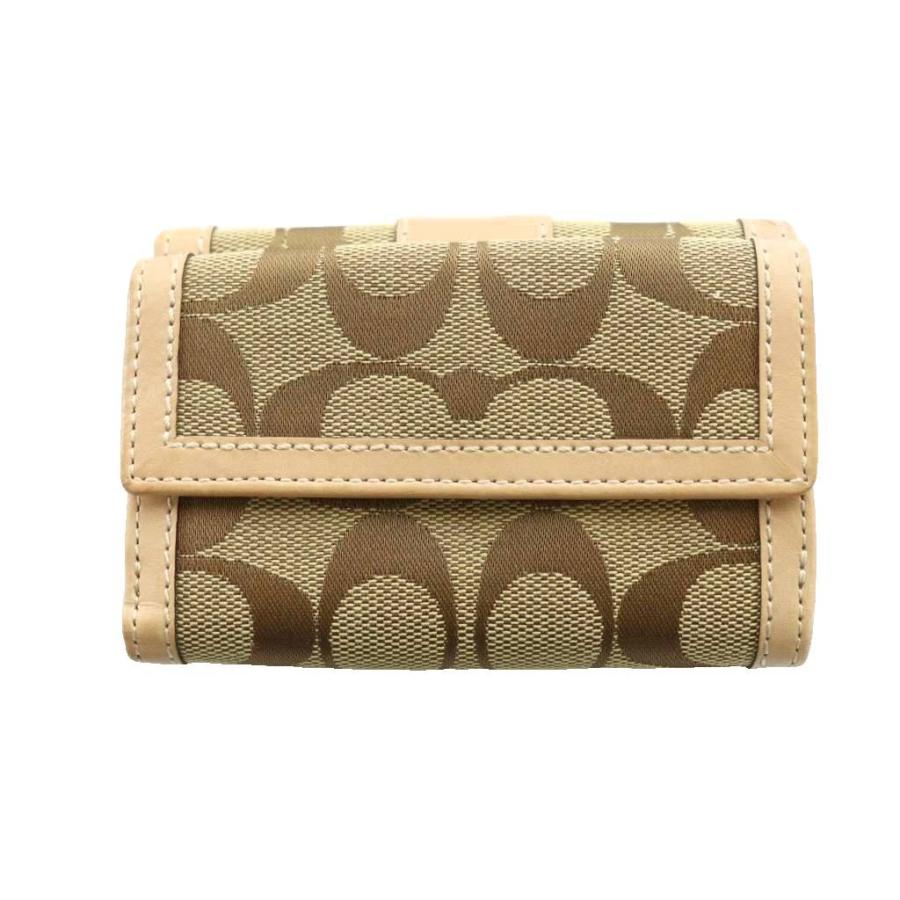 COACH 三つ折り財布 ブラウン/ベージュ コーチ COACH 三つ折り財布 （ベージュ） - ファッション通販 MAGASEEK
