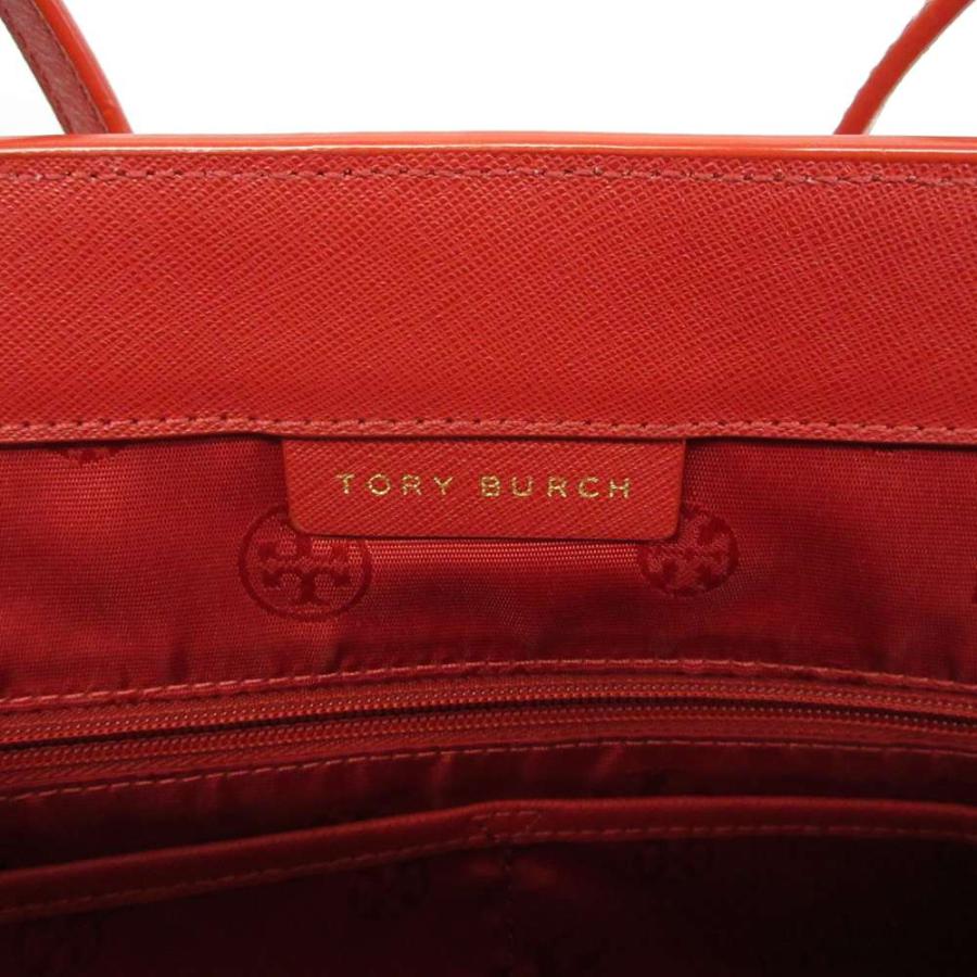 TORY BURCH バーガンディ トートバッグ TORY BURCH（トリーバーチ） トートバッグ 肩掛け PVC レザー ロゴ