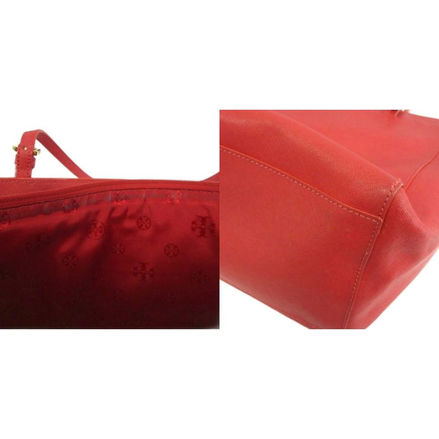 TORY BURCH（トリーバーチ） トートバッグ 肩掛け PVC レザー ロゴ
