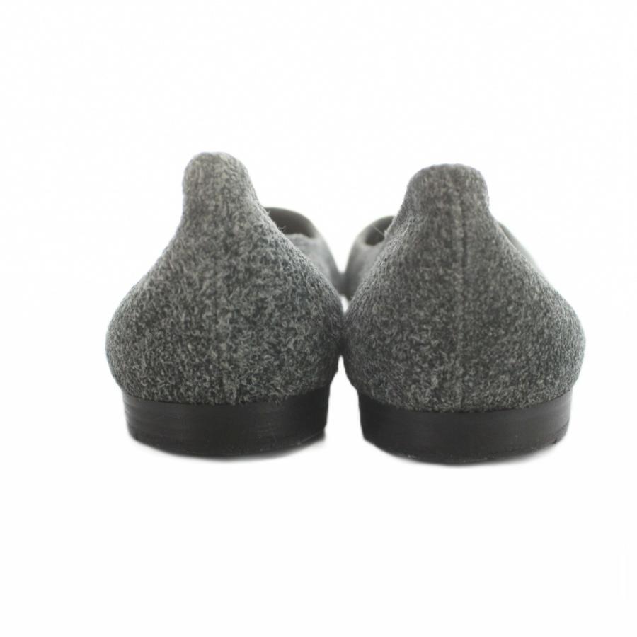 美品！CHANEL シャネル ラウンドトゥパンプス　22.5 黒×シルバー CHANEL（シャネル） パンプス ココマーク ヘアリースエード 切替