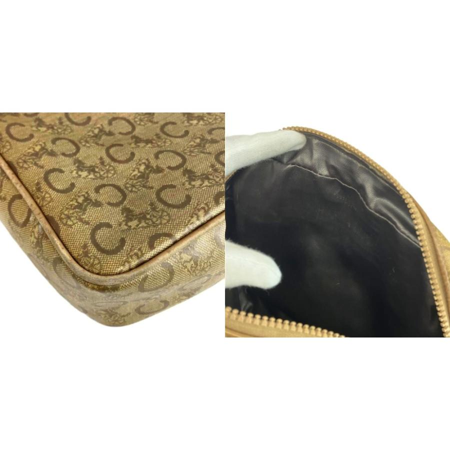 CELINE（セリーヌ） ショルダーバッグ PVC レザー マカダム柄 総柄