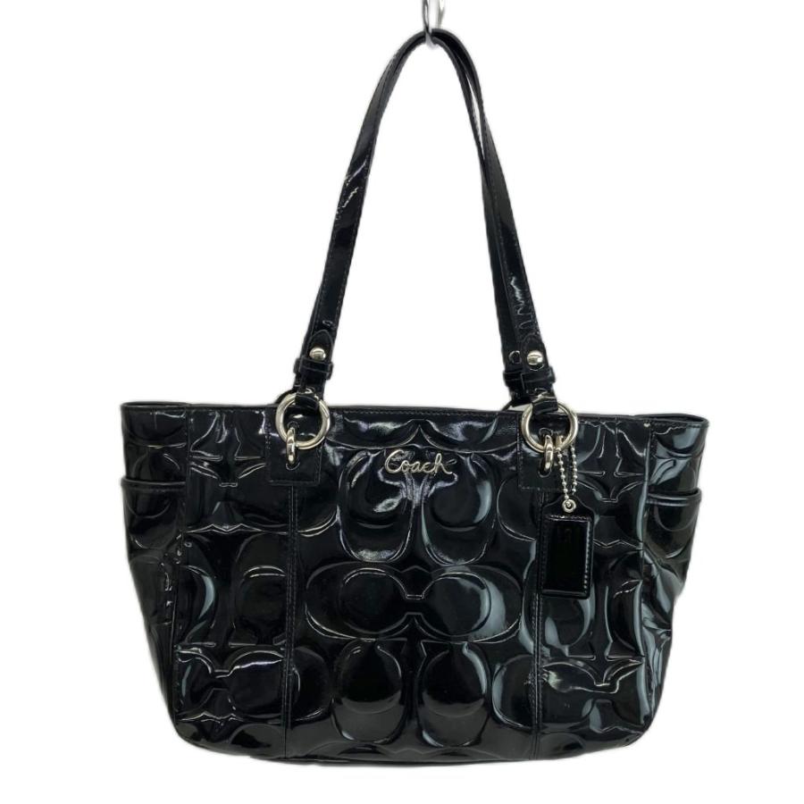 COACH（コーチ） トートバッグ ワンショルダー エナメル シグネチャー 