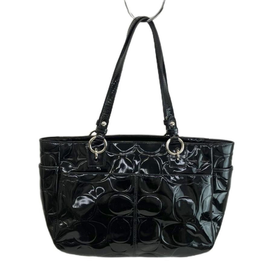 COACH（コーチ） トートバッグ ワンショルダー エナメル シグネチャー 