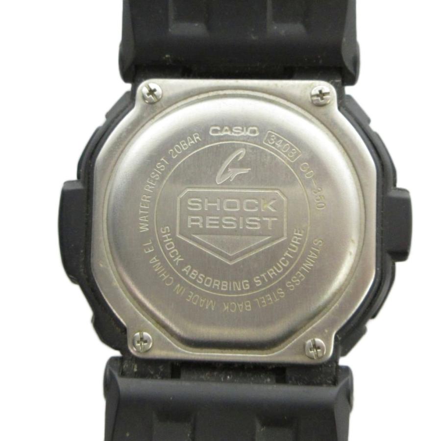 カシオジーショック GD-350 腕時計 ウォッチ クォーツ カレンダー付き G-SHOCK CASIO GD-350-8 腕時計 メンズ デジタル グレー カシオ ジー