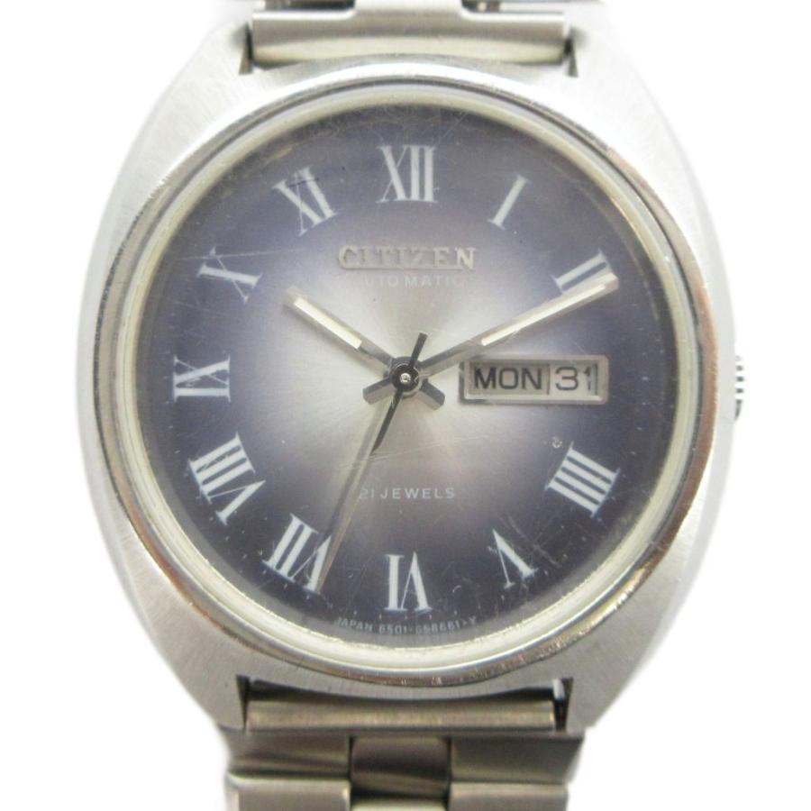 セイコー SEIKO ジャンク品 2706-0180 腕時計 ウォッチ 自動巻き 青