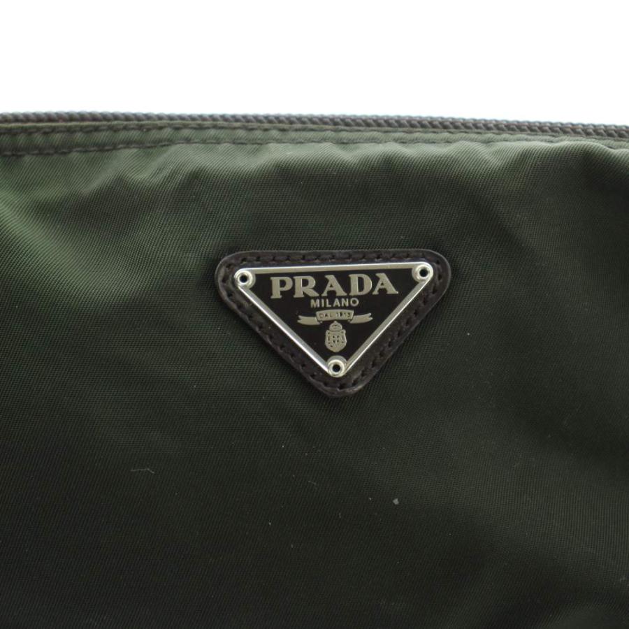 PRADA（プラダ） ポーチ 小物入れ マルチケース ナイロン 三角プレート