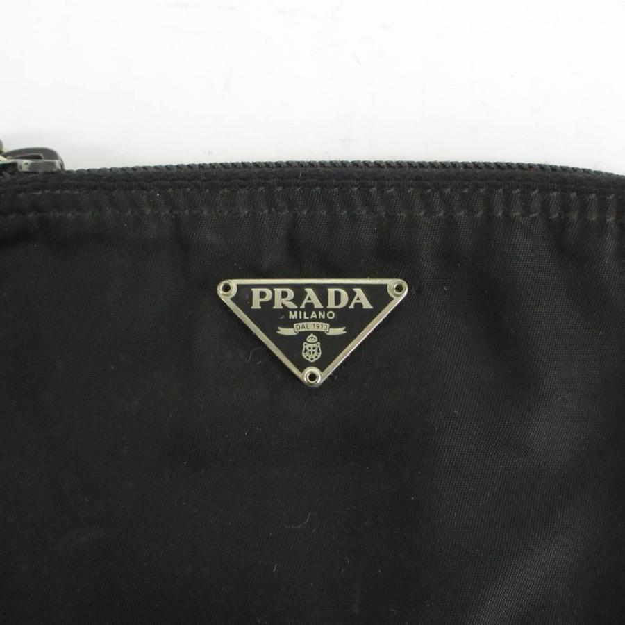 PRADA（プラダ） 化粧ポーチ 小物入れ マルチケース ナイロン 三角ロゴ
