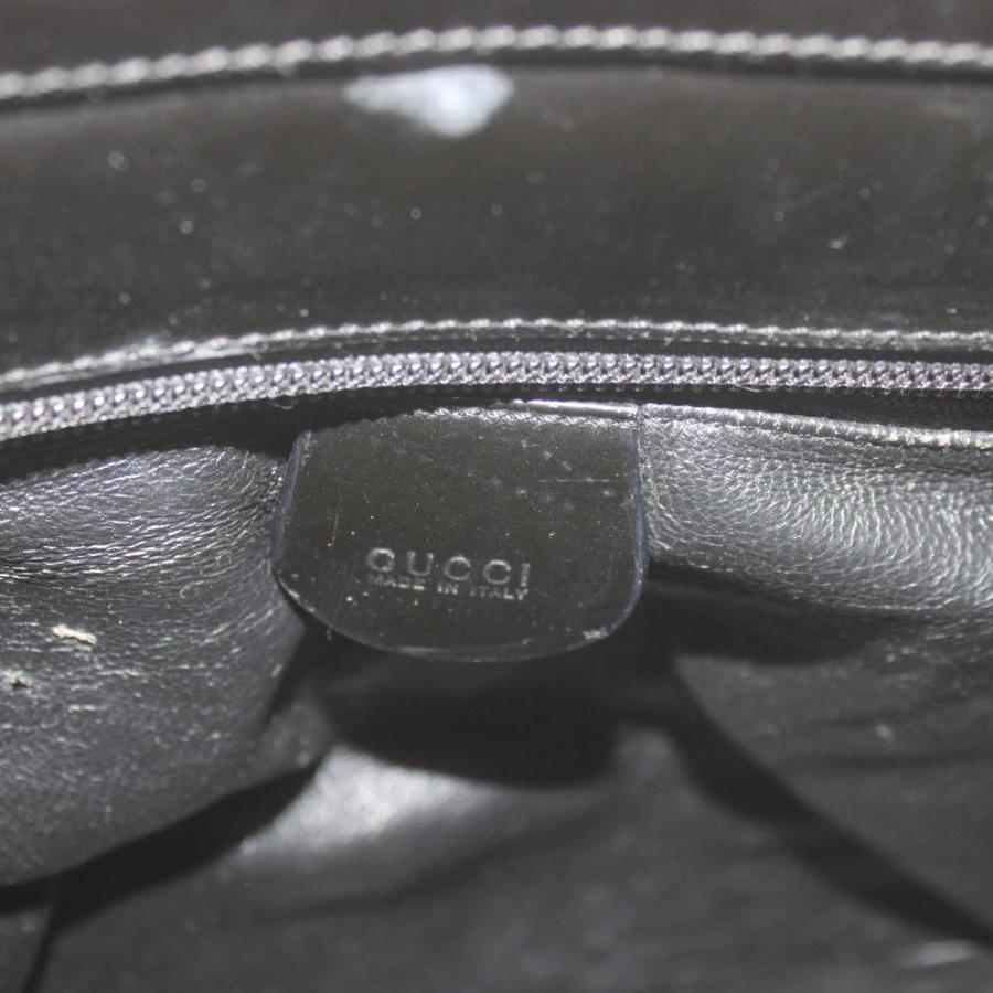 GUCCI（グッチ） バンブー ハンドバッグ トート レザー 黒 ブラック
