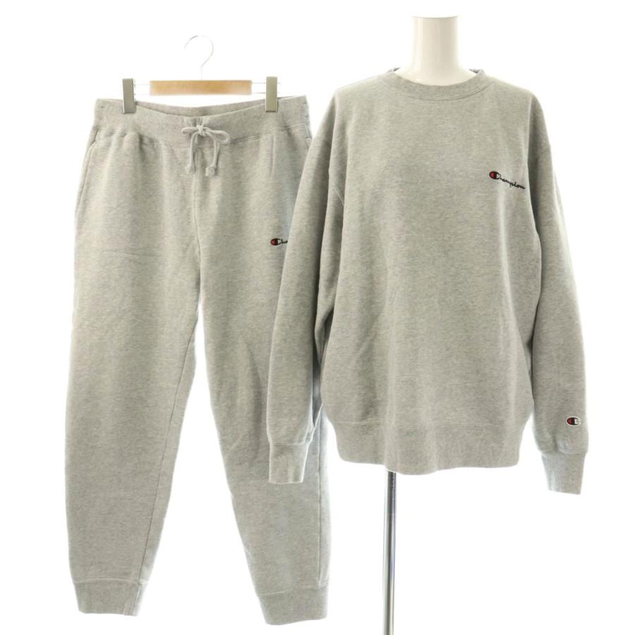 Champion グレーセットアップ Champion（チャンピオン） セットアップ 上下 スウェット トレーナー