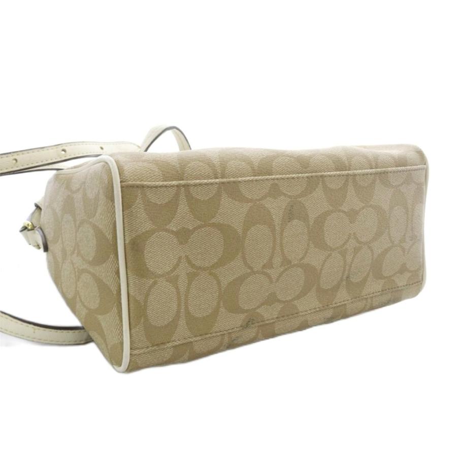 COACH（コーチ） COACH PVC シグネチャー レザー ハンドバッグ 2way