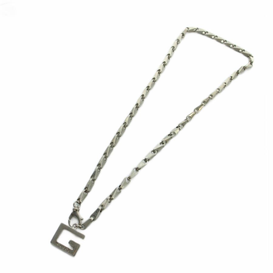 【正規品】美品‼️GUCCI ネックレス GUCCI（グッチ） ネックレス アクセサリー ペンダント ロゴ シルバー色