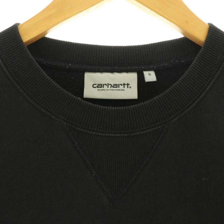 カーハート carhartt WIP スウェット トレーナー ロゴ刺繍 裏起毛 S