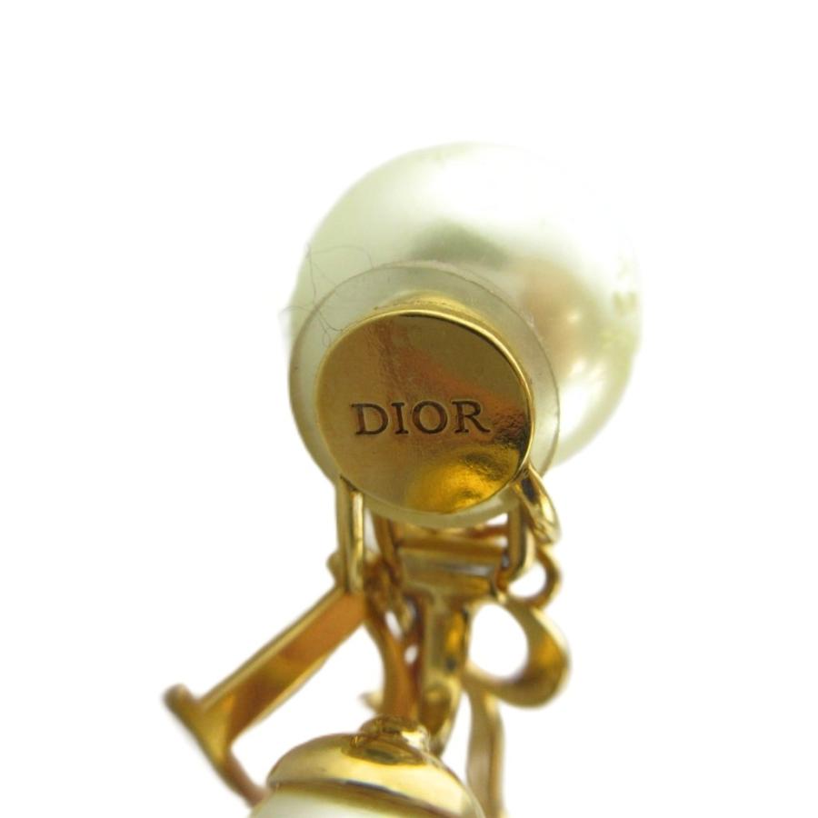 クリスチャンディオール Christian Dior トライバル イヤリング アクセサリー 片耳用 ロゴ チャーム ゴールド色 ■GY11 /MQ ■OH_5