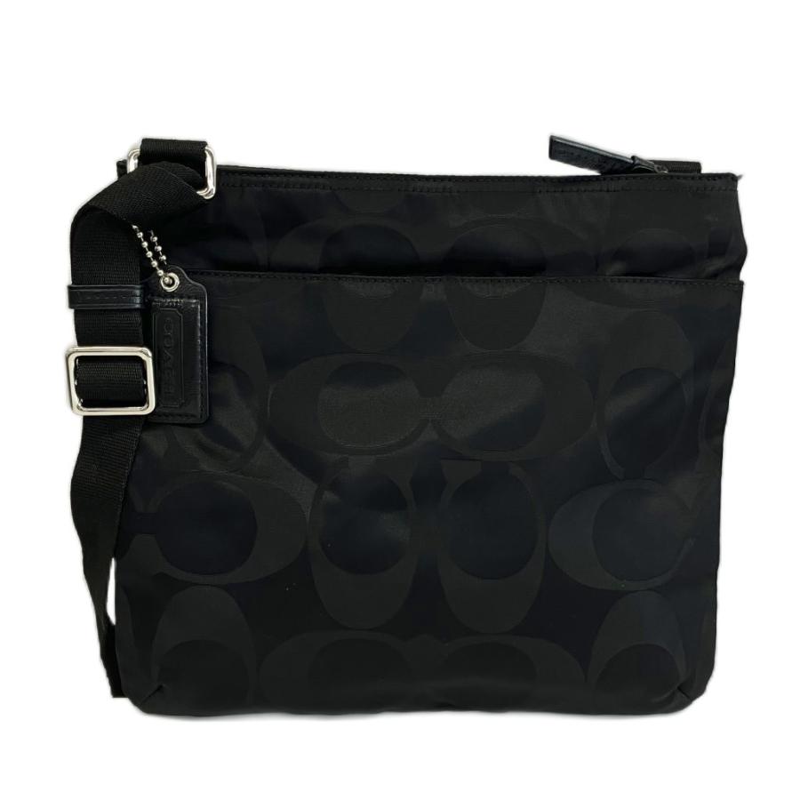 【ジャンク】COACH ショルダーバック 中古・古着通販】COACH (コーチ) ショルダーバッグ ブラック サイズ