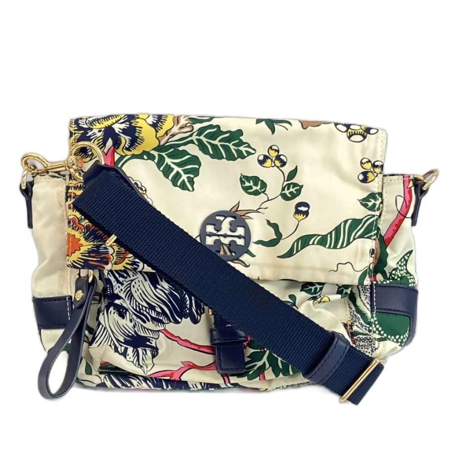 TORY BURCH（トリーバーチ） ショルダーバッグ ナイロン レザー 花柄 