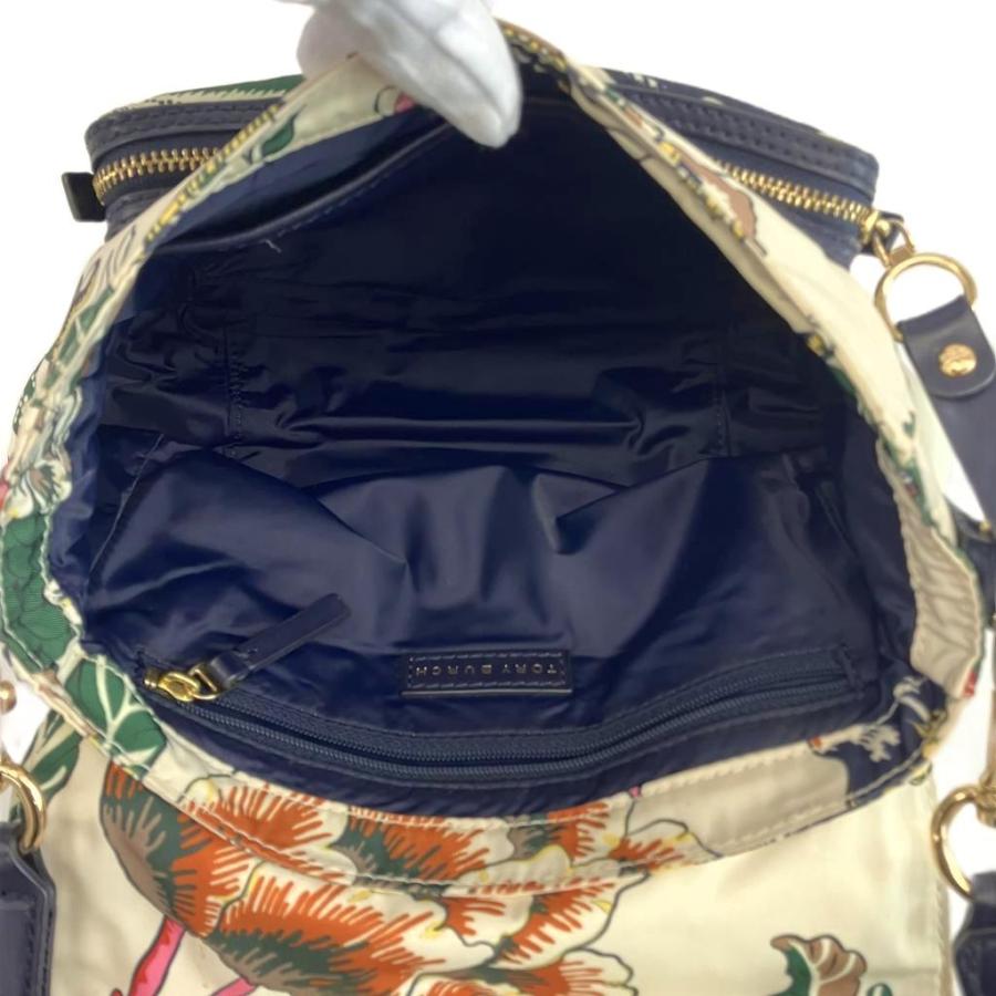 TORY BURCH（トリーバーチ） ショルダーバッグ ナイロン レザー 花柄 