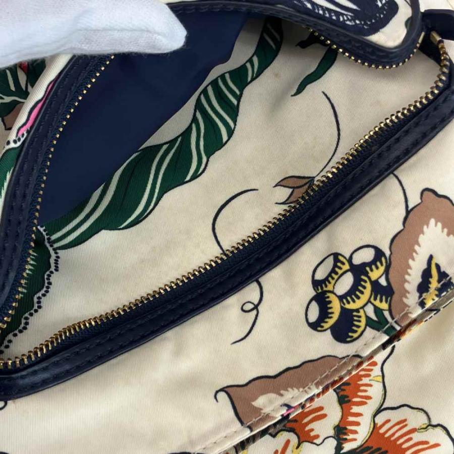 TORY BURCH（トリーバーチ） ショルダーバッグ ナイロン レザー 花柄 