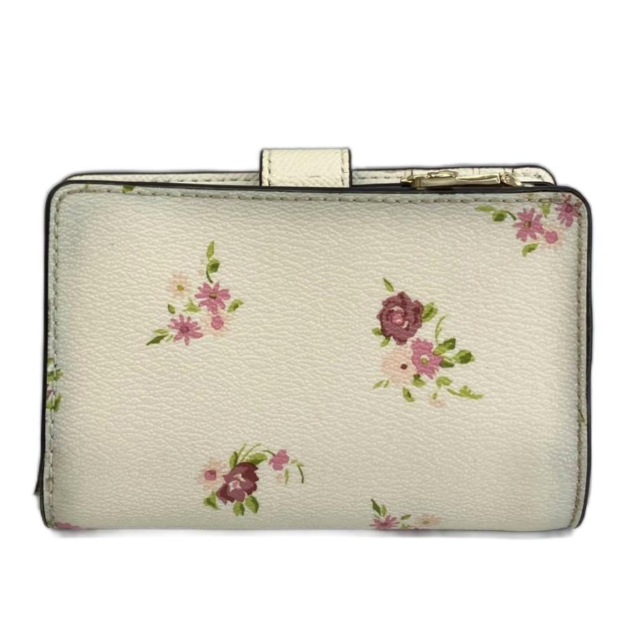 COACH（コーチ） 財布 二つ折り PVC レザー 花柄 フローラルプリント