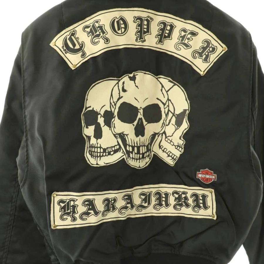 ヒューストン HOUSTON CWU-36P フライトジャケット スカル ワッペン