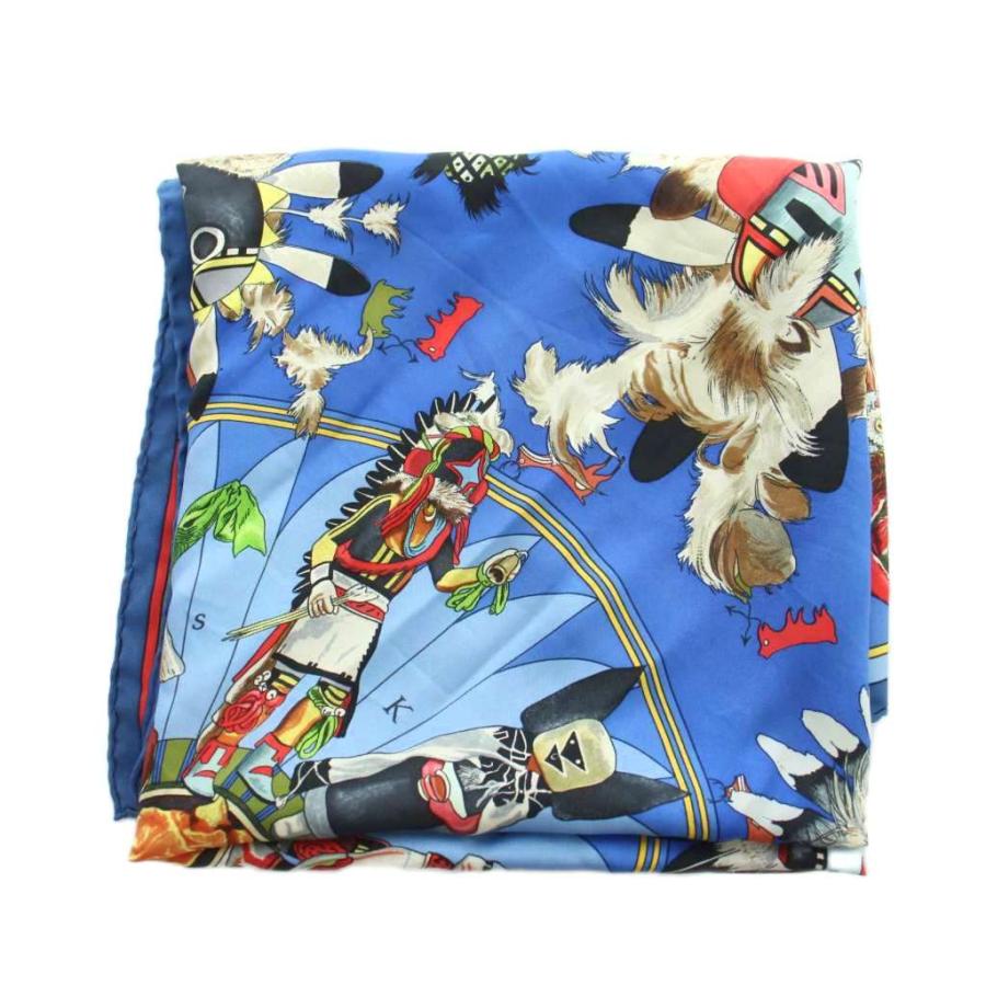 HERMES（エルメス） カレ90 カチナ kachinas 大判スカーフ ストール