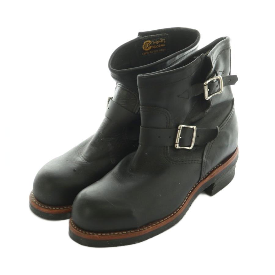 チペワ CHIPPEWA STEEL TOE ENGINEER 7インチ ショートブーツ 