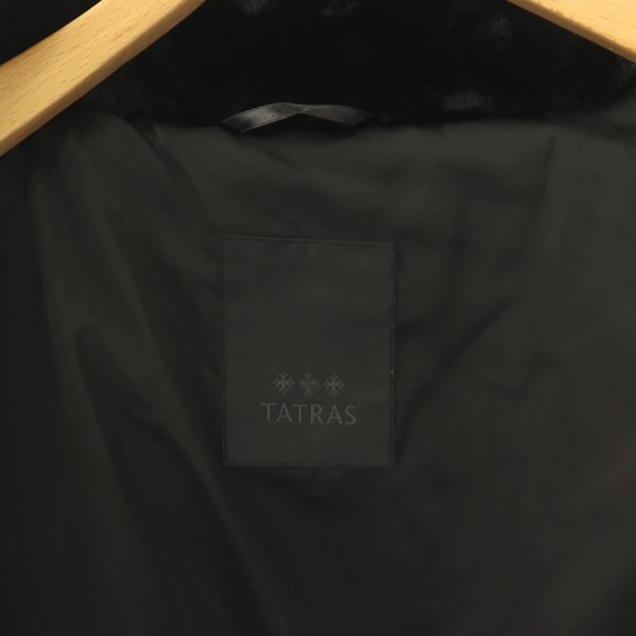 タトラス TATRAS MTSE23A4932-L ジャケット フェイクファー ロゴ ジップアップ 02 ブラック /HK ■GY17 メンズの画像