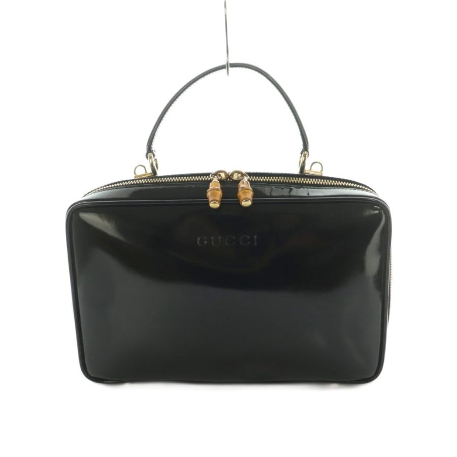 GUCCI（グッチ） バンブー ハンドバッグ スクエア型 黒 000 2122 0565 