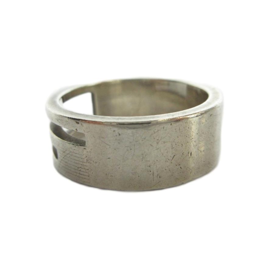メンズ　GUCCI グッチ　ロゴ　リング　指輪　18号　シルバー　シルバー925 GUCCI（グッチ） 指輪 リング アクセサリー Gロゴ Silver925 18号