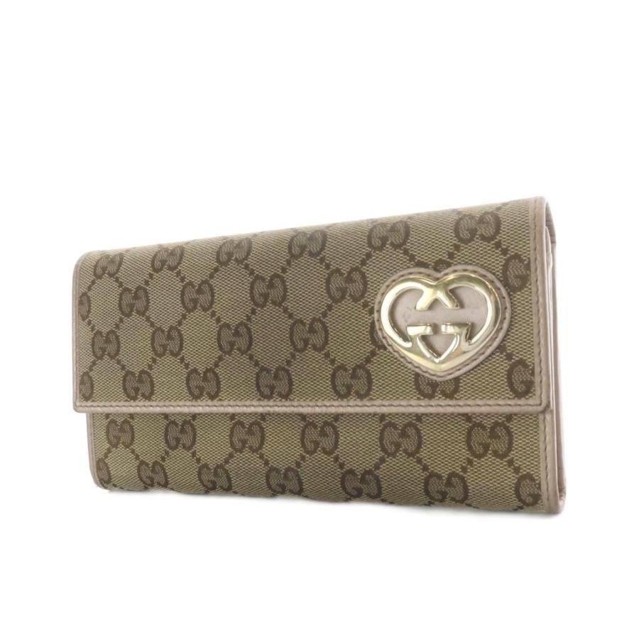 GUCCI（グッチ） ラブリーハート 長財布 2つ折り GGキャンバス 