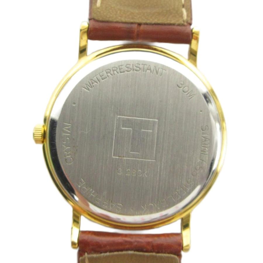 ティソ TISSOT C 283K 腕時計 ウォッチ クォーツ スモセコ 白文字盤