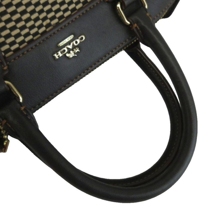 COACH（コーチ） ハンドバッグ ショルダー 2WAY キャンバス レザー 総