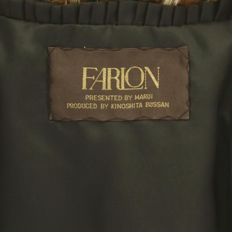 FARION フォックスファー コート ミドル 毛皮 11 ブラウン /DF ■GY42 レディース_5