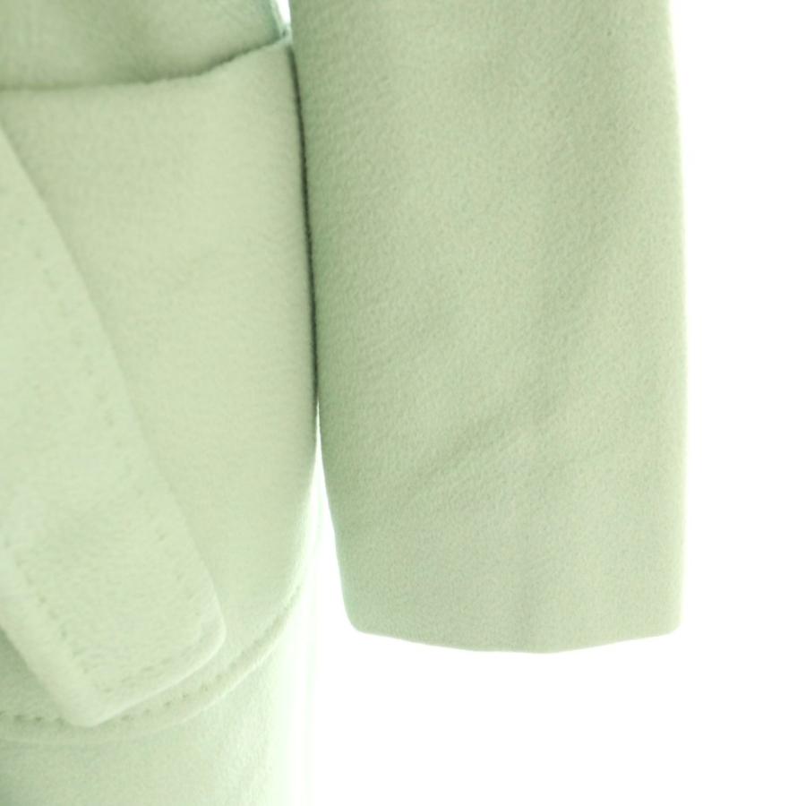 マックスマーラ MAX MARA 白タグ RIALTO リアルト フーデッド コート キャメルヘア フード アウター 40 ミント /DF ■GY18 レディース_5