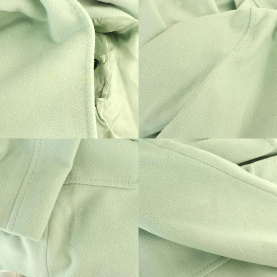 マックスマーラ MAX MARA 白タグ RIALTO リアルト フーデッド コート キャメルヘア フード アウター 40 ミント /DF ■GY18 レディース_7