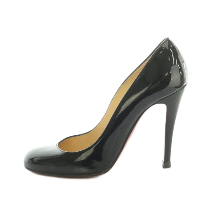 クリスチャンルブタン Christian louboutin パンプス ピンヒール エナメル 35.5 22.5cm 黒 /MI ■GY18 レディース_1