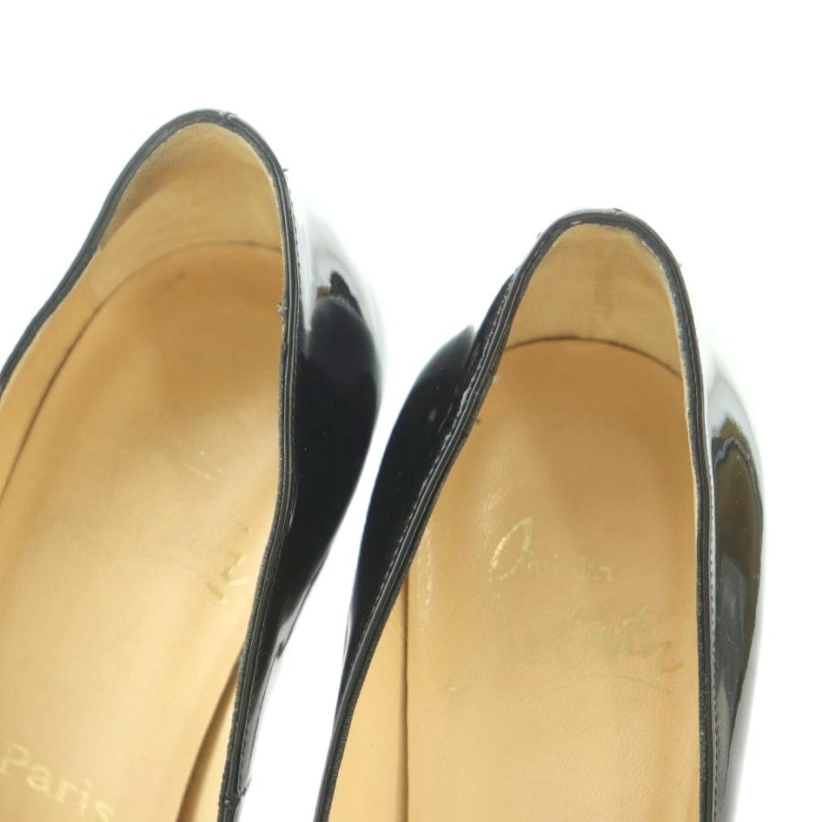 クリスチャンルブタン Christian louboutin パンプス ピンヒール エナメル 35.5 22.5cm 黒 /MI ■GY18 レディース_3
