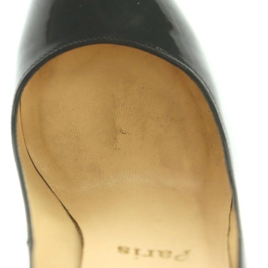 クリスチャンルブタン Christian louboutin パンプス ピンヒール エナメル 35.5 22.5cm 黒 /MI ■GY18 レディース_7