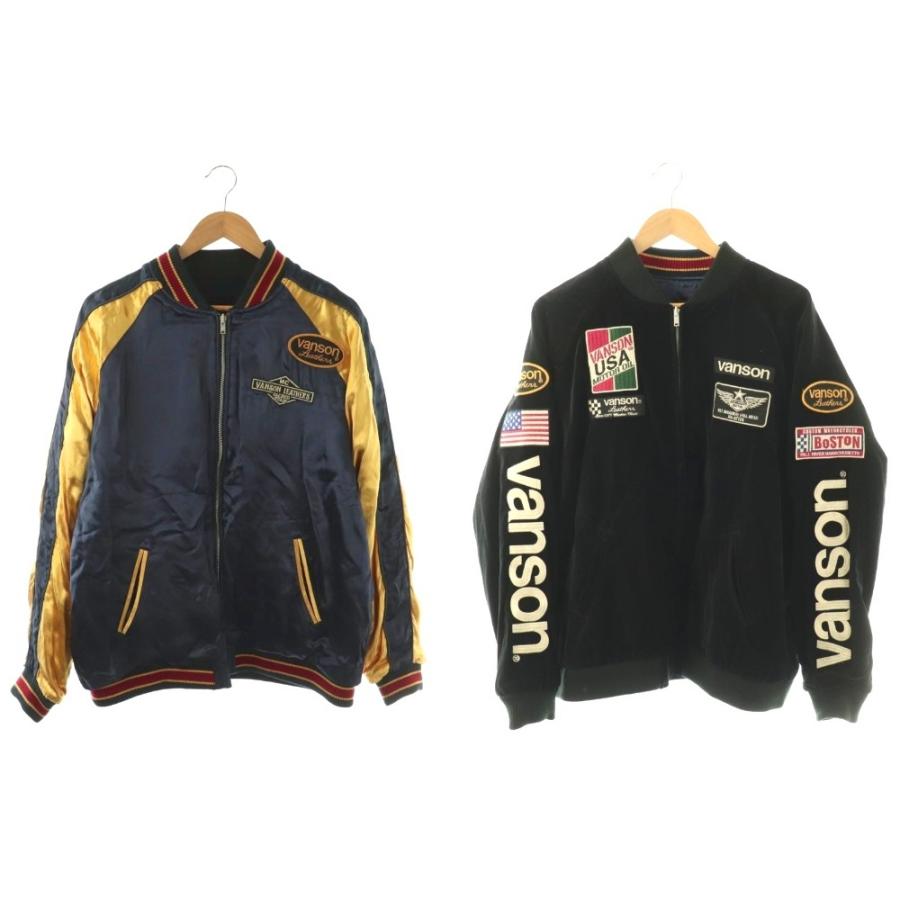 バンソン VANSON ジャケット ブルゾン スカジャン リバーシブル 別珍 