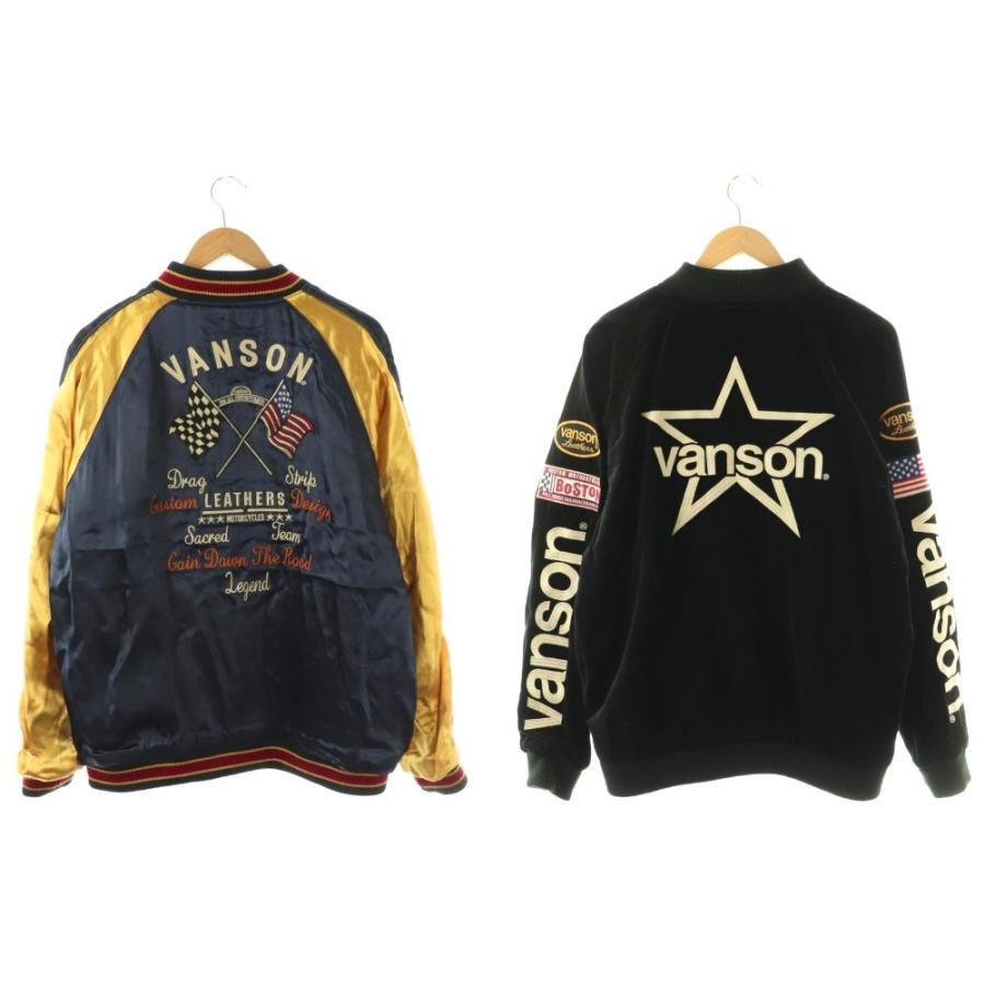 バンソン VANSON ジャケット ブルゾン スカジャン リバーシブル 別珍 