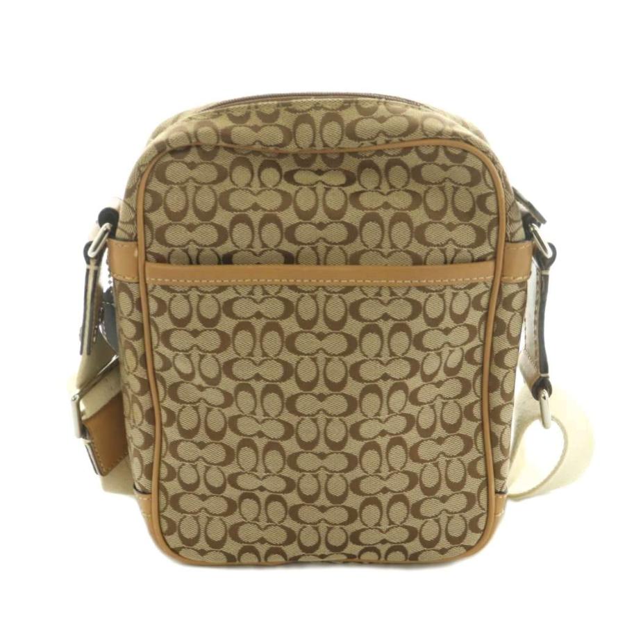 COACH（コーチ） ショルダーバッグ スクエア型 キャンバス レザー