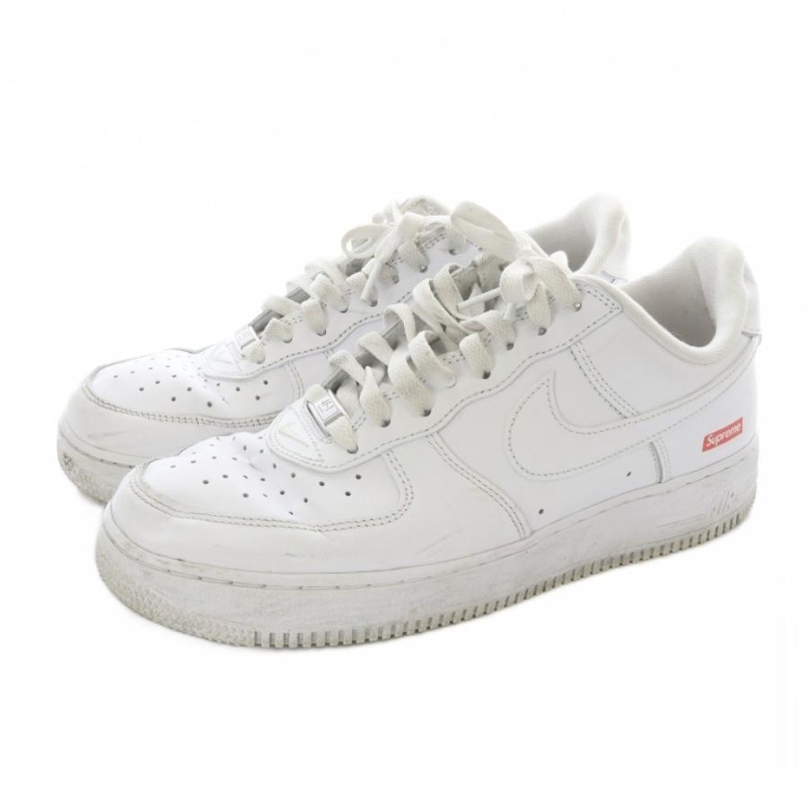 NIKE（ナイキ） NIKE SUPREME Air Force 1 Low White スニーカー ロゴ 