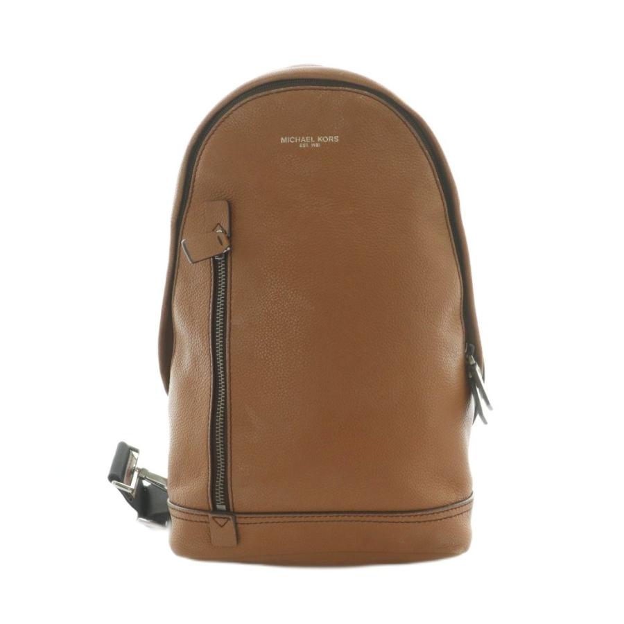 マイケルコース MICHAEL KORS ボディバッグ ワンショルダー 茶 /MI 
