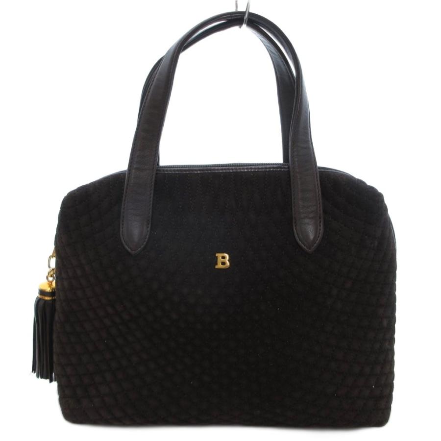 Bally（バリー） ハンドバッグ 手提げ キルティングステッチ スエード 